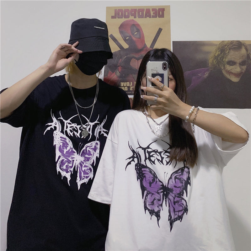 Butterfly Oversized Graphic Tee