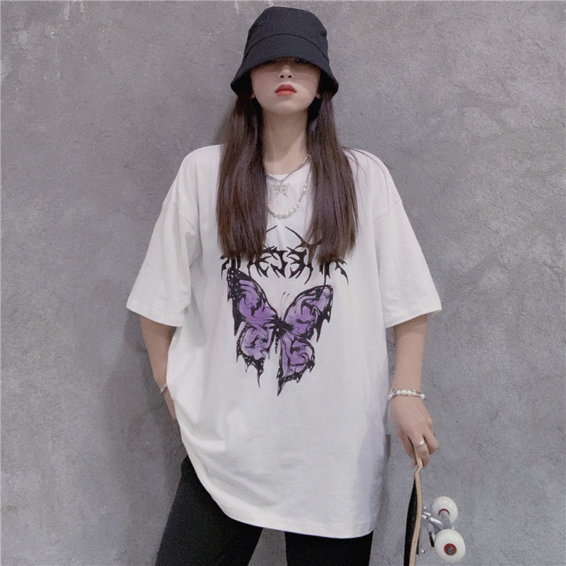 Butterfly Oversized Graphic Tee