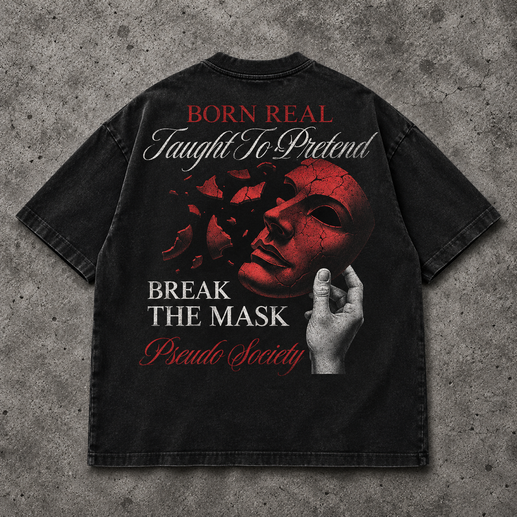 PSEUDO SOCIETY - BREAK THE MASK TEE