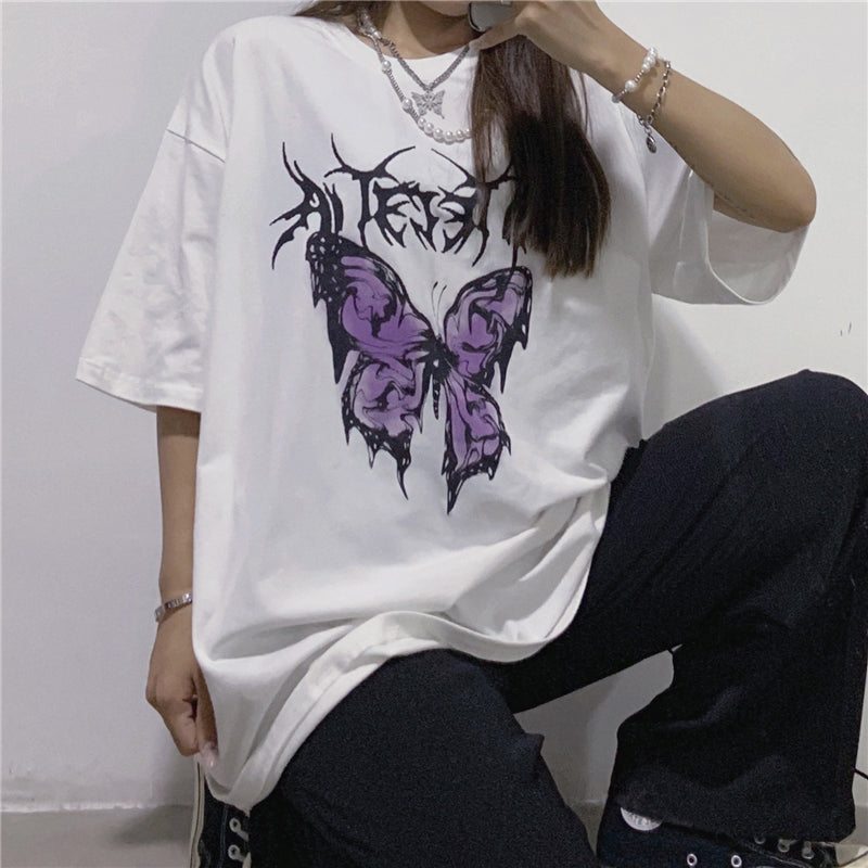Butterfly Oversized Graphic Tee