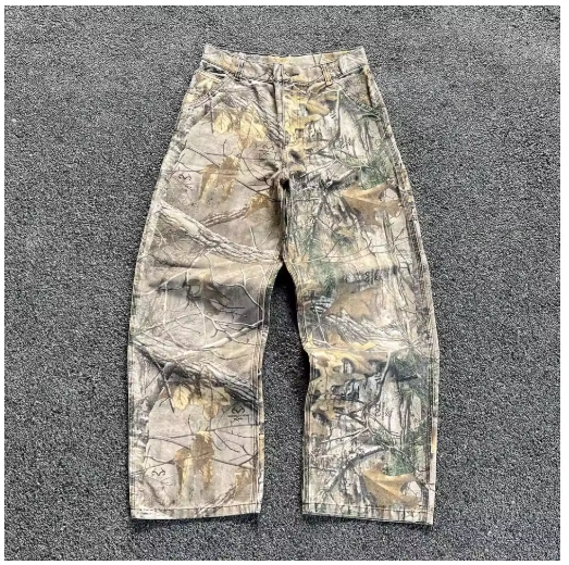 Woodland Camo Baggy Denim